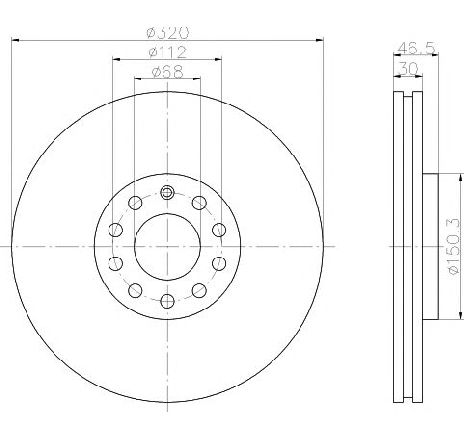 Disc frana TEXTAR 92106703 Disc frana TEXTAR 92106703