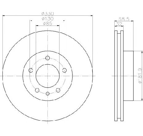 Disc frana TEXTAR 92121505 Disc frana TEXTAR 92121505