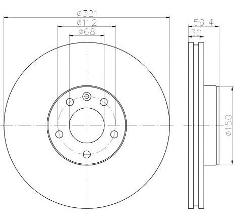 Disc frana TEXTAR 92132305 Disc frana TEXTAR 92132305