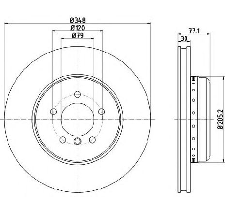 Disc frana FERODO DDF1701C Disc frana FERODO DDF1701C