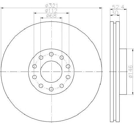 Disc frana TEXTAR 92154703 Disc frana TEXTAR 92154703