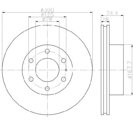 Disc frana TEXTAR 92155900 Disc frana TEXTAR 92155900