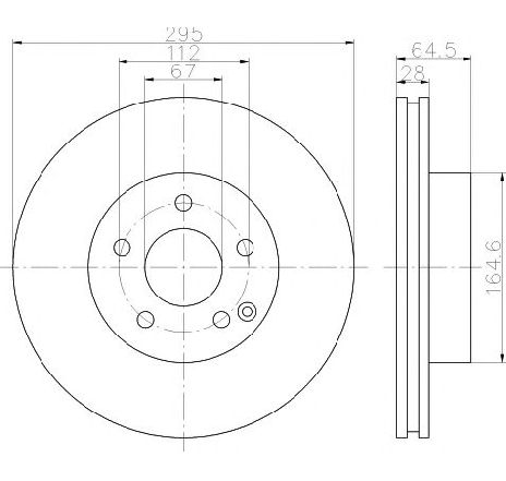 Disc frana TEXTAR 92163203 Disc frana TEXTAR 92163203