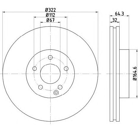 Disc frana TEXTAR 92163503 Disc frana TEXTAR 92163503