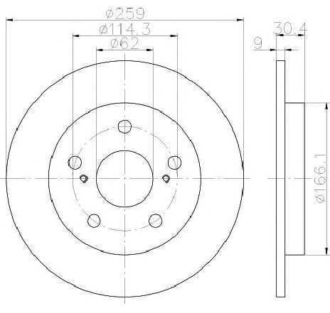 Disc frana TEXTAR 92164103 Disc frana TEXTAR 92164103