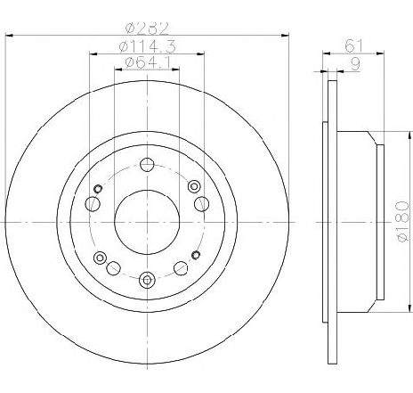Disc frana TEXTAR 92165803 Disc frana TEXTAR 92165803