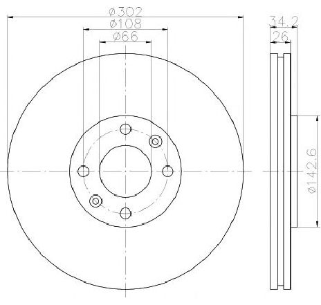 Disc frana TEXTAR 92168503 Disc frana TEXTAR 92168503