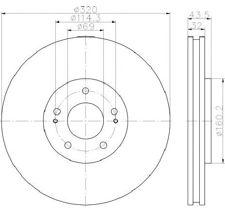 Disc frana TEXTAR 92169903 Disc frana TEXTAR 92169903