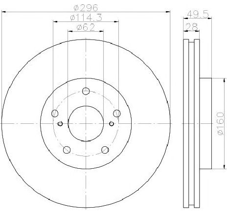 Disc frana TEXTAR 92174303 Disc frana TEXTAR 92174303