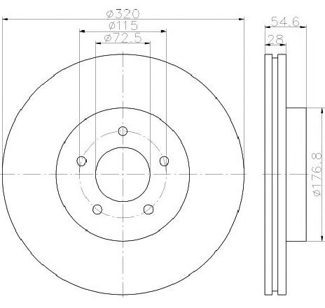 Disc frana TEXTAR 92235403 Disc frana TEXTAR 92235403