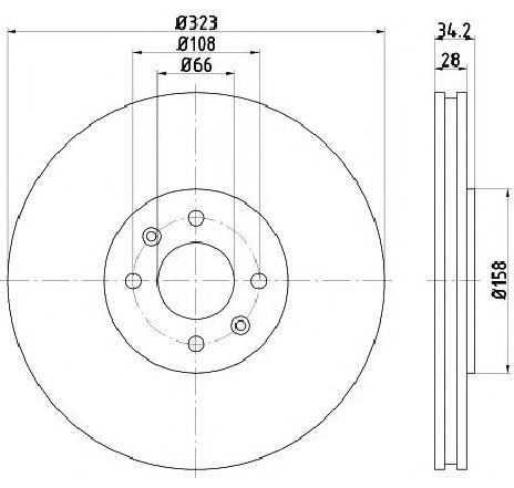 Disc frana TEXTAR 92267103 Disc frana TEXTAR 92267103