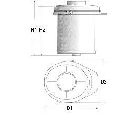 Filtru aer CHAMPION V401/606</br>Piesa auto pentru Filtre