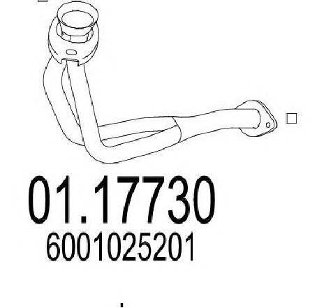 Racord evacuare MTS 01.17730</br>Piesa auto pentru Piese de montaj individuale Racord evacuare MTS 01.17730</br>Piesa auto pentru Piese de montaj individuale