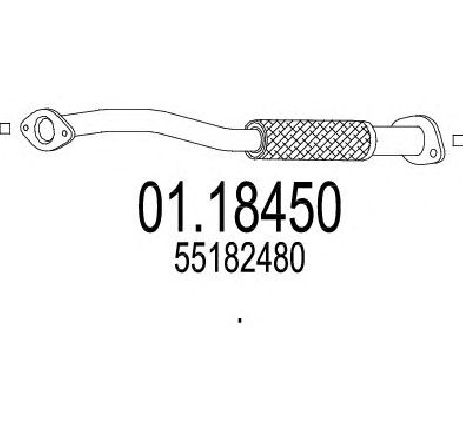 Racord evacuare MTS 01.18450</br>Piesa auto pentru Piese de montaj individuale Racord evacuare MTS 01.18450</br>Piesa auto pentru Piese de montaj individuale