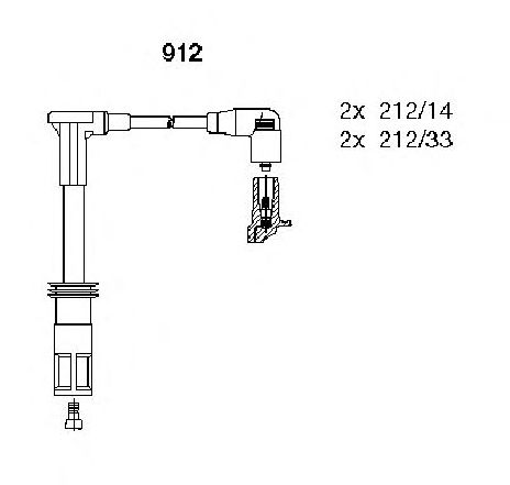 Set cablaj aprinder BREMI 912</br>Piesa auto pentru Categorii Set cablaj aprinder BREMI 912</br>Piesa auto pentru Categorii
