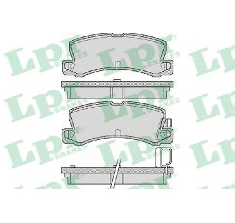 Set placute frana,frana disc LPR 05P1125</br>Piesa auto pentru Piese de service/ Inspectie / Intretinere Set placute frana,frana disc LPR 05P1125</br>Piesa auto pentru Piese de service/ Inspectie / Intretinere