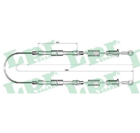 Cablu, frana de parcare LPR C0602B</br>Piesa auto pentru Sistem de franare Cablu, frana de parcare LPR C0602B</br>Piesa auto pentru Sistem de franare