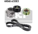 Set curea transmisie cu caneluri SKF VKMA 63080</br>Piesa auto pentru Piese de service/ Inspectie / Intretinere