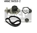 Set pompa apa + curea dintata SKF VKMC 06010-2</br>Piesa auto pentru Curea distributie / Rola de tensionare / Rola de ghidare