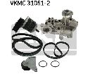 Pompa apa + Set curea transmisie cu caneluri SKF VKMC 31051-2</br>Piesa auto pentru Curea transmisie cu caneluri/ Set