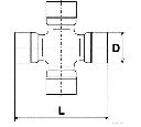Articulatie, cardan HERTH+BUSS JAKOPARTS J2920500</br>Piesa auto pentru Ax cardanic complet