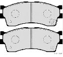 Set placute frana,frana disc HERTH+BUSS JAKOPARTS J3600308