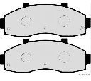 Set placute frana,frana disc HERTH+BUSS JAKOPARTS J3600313
