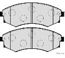 Set placute frana,frana disc HERTH+BUSS JAKOPARTS J3600530