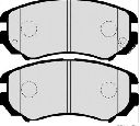Set placute frana,frana disc HERTH+BUSS JAKOPARTS J3600541