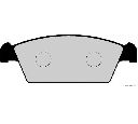 Set placute frana,frana disc HERTH+BUSS JAKOPARTS J3600912