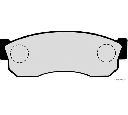 Set placute frana,frana disc HERTH+BUSS JAKOPARTS J3601001</br>Piesa auto pentru Frana disc