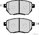 Set placute frana,frana disc HERTH+BUSS JAKOPARTS J3601092