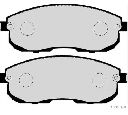 Set placute frana,frana disc HERTH+BUSS JAKOPARTS J3601097</br>Piesa auto pentru NISSAN TIIDA limuzina (SC11X)  1.5 dCi