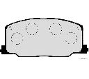 Set placute frana,frana disc HERTH+BUSS JAKOPARTS J3602037</br>Piesa auto pentru Frana disc