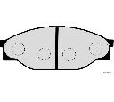 Set placute frana,frana disc HERTH+BUSS JAKOPARTS J3602053