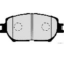 Set placute frana,frana disc HERTH+BUSS JAKOPARTS J3602099