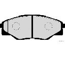 Set placute frana,frana disc HERTH+BUSS JAKOPARTS J3602106