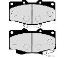 Set placute frana,frana disc HERTH+BUSS JAKOPARTS J3602121