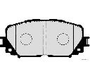 Set placute frana,frana disc HERTH+BUSS JAKOPARTS J3602127