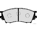 Set placute frana,frana disc HERTH+BUSS JAKOPARTS J3603040
