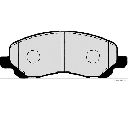 Set placute frana,frana disc HERTH+BUSS JAKOPARTS J3605046