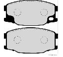 Set placute frana,frana disc HERTH+BUSS JAKOPARTS J3605051