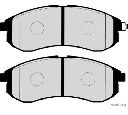 Set placute frana,frana disc HERTH+BUSS JAKOPARTS J3605066