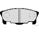 Set placute frana,frana disc HERTH+BUSS JAKOPARTS J3606016