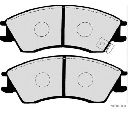 Set placute frana,frana disc HERTH+BUSS JAKOPARTS J3607006