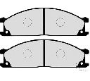Set placute frana,frana disc HERTH+BUSS JAKOPARTS J3607008</br>Piesa auto pentru Frana disc