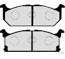Set placute frana,frana disc HERTH+BUSS JAKOPARTS J3608004