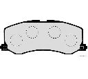 Set placute frana,frana disc HERTH+BUSS JAKOPARTS J3608010