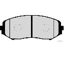 Set placute frana,frana disc HERTH+BUSS JAKOPARTS J3608028