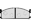 Set placute frana,frana disc HERTH+BUSS JAKOPARTS J3609002